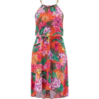 Pour Moi Pour Moi Guld Chain Høj hals Woven Beach Kjole - EU 44 (UK 16)