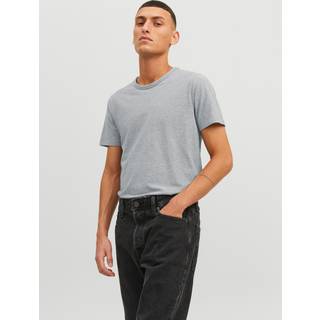 Ensfarvet O-hals T-shirt