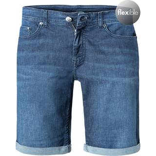 KARL LAGERFELD Herren Jeansshorts blau