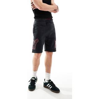 Miami Heat NBA Washed Black Shorts newera adult unisex Black newera adult unisex Black newera adult unisex Black newera adult unisex Black newera adul - 2xl