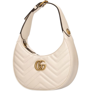 Gucci GG Marmont Mini leather shoulder bag - white - One Size