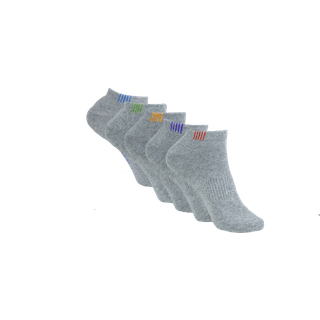 Black Pearls Socks - Low Cut - Polyester - 40-43 , Grey , 5-Pack—-23.00 kr/st—-115.00 Kr/Pack