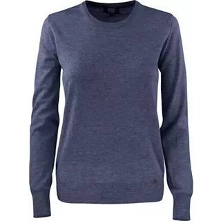 Cutter & Buck 355407 Kennewick Crewneck Ladies / Trøje Sea Blue Melange S