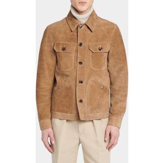 Tom Ford Suede field jacket - brown - EU 52