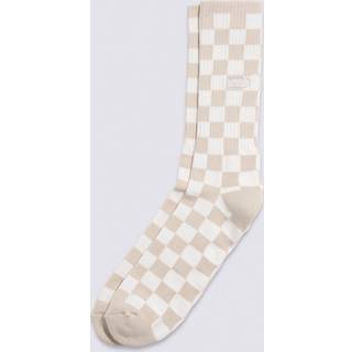Vans - Checkerboard Crew Socks (1 Pair), Man, Beige, Size: 42.5-47 - Beige - 42.5-47