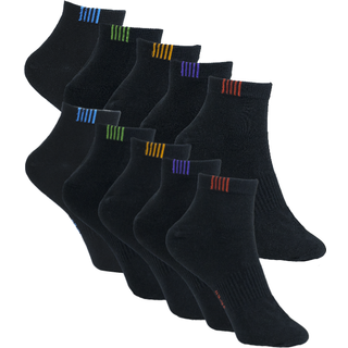 Black Pearls Socks - Ankle - Bambus - 36-39 , Black , 10-Pack—-25.00 Kr/st—-250.00 Kr/Pack