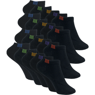 Black Pearls Socks - Low Cut - Bomuld - 44-46 , Black , 20-Pack—-18.00 Kr/st—-360.00 Kr/Pack