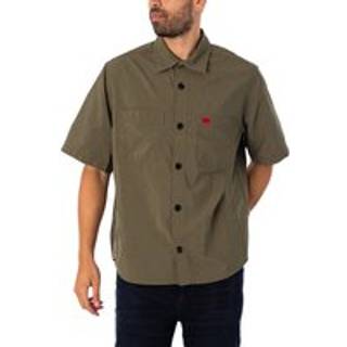 HUGO Short Sleeved Eratino Shirt Green