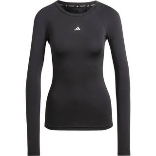 TECHFIT Long Sleeve træningsoverdel - Black - XS