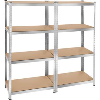 Stålreol - 160 x 160 x 40 cm, 640 kg