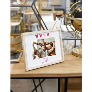 Rae Dunn 7 x 5 tommer billedramme tr? - bondeg?rd fotoramme til v?g h?ngende eller skrivebord / bordplade - rustikke rammer til familiebilleder p