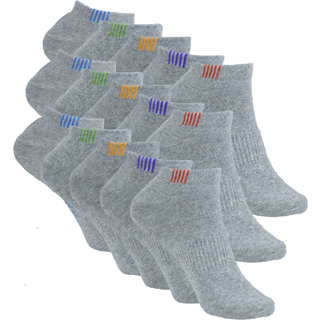 Black Pearls Socks - Low Cut - Bomuld - 40-43 , Grey , 15-Pack—-19.00 Kr/st—-285.00 Kr/Pack