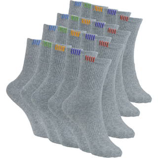 Black Pearls Socks - Mid Crew -  Polyester - 44-46 , Grey , 20-Pack—-23.00 Kr/st—-460.00 Kr/Pack