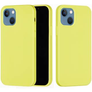 iPhone 13 Mini Liquid Silikone Bagside Cover - Gul
