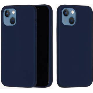 iPhone 13 Mini Liquid Silikone Bagside Cover - Mørkeblå