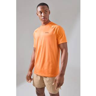 Mens Orange Man Active Geo Jacquard Regular Fit T-shirt