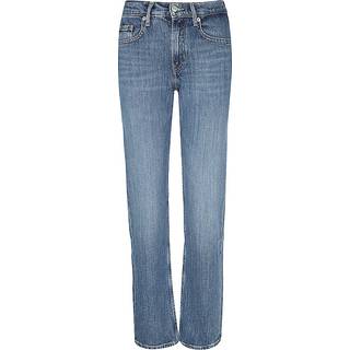 Mid Rise Classic Straight Jeans