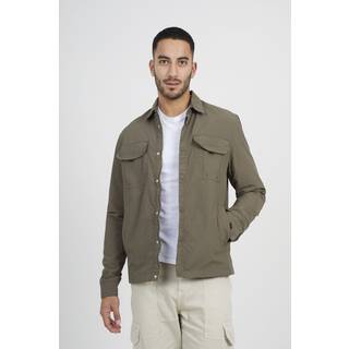 Brave Soul Herre Pearson Shacket Khaki