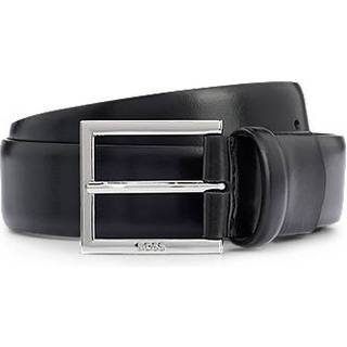 Dressletic læderbælte med skjult elastik