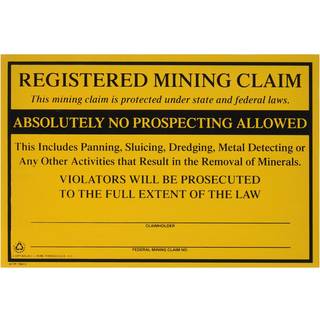 Federal Registreret Mining kr?ver ingen prospekteringstegn guldprospekteringsforsyninger