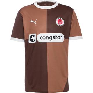 Men's Puma FC St. Pauli 24/25 Home Jersey, Brown, Size L, Clothing - White - L