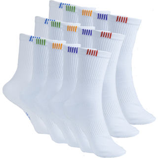 Black Pearls Socks - Mellemlange sokker – Bomuld - 40-43 , White , 15-Pack—-25.00 Kr/st—-375.00 Kr/Pack