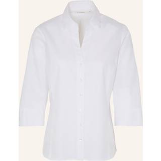 shirt-blouse in white structured
