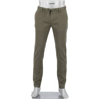 Alberto Herren Hose grün Slim Fit