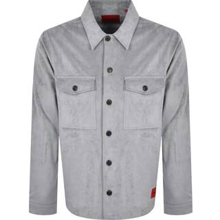 HUGO Erato Overshirt Jacket Grey