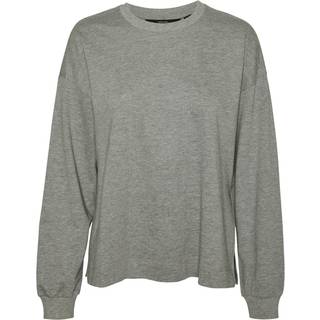 VERO MODA dame sweatshirt VMPIRA - Light Grey Melange - S