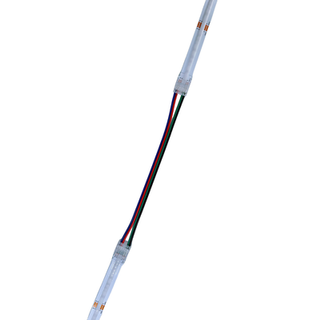 Samler med ledning til LED strip - 12mm, RGB+CCT COB, IP20, 5V-24V