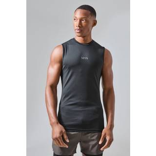 Mens Black Man Active Compression vest
