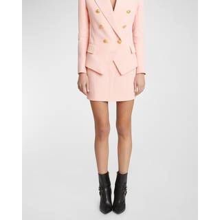 Balmain High-rise crêpe miniskirt - pink - XXXL