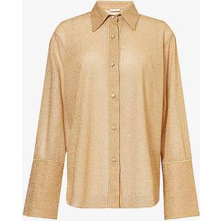OsÃ©ree LumiÃ¨re lamÃ© shirt - gold - S/M