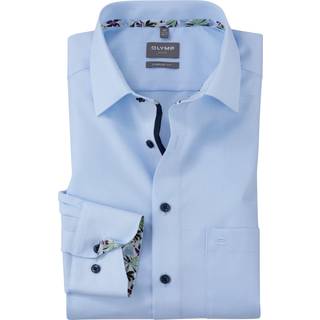 OLYMP Herren Hemd blau Comfort Fit
