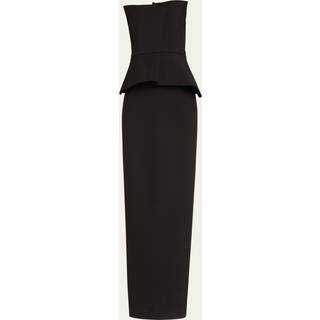 Roland Mouret Corset crÃªpe gown - black - XL