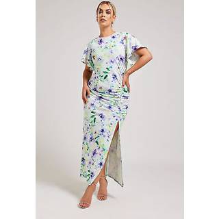 Yours Curve Blomster Tryk Samlet KjoleEU 46 (UK 18)