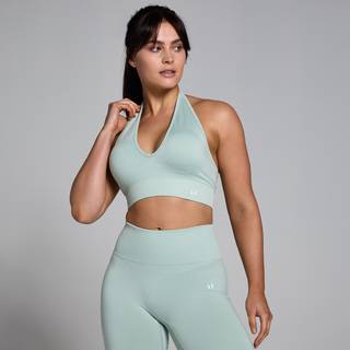 MP Tempo Seamless Halter Neck Bra til kvinder – Fresh Mint - M