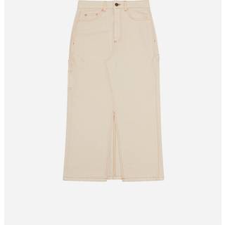 Pander Denim Skirt - Off White