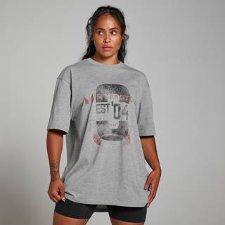 MP Origin Graphic T-Shirt – Grey Marl - XXS-XS - Grå