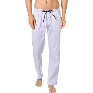 Novila Herren Pyjamahose blau Baumwolle & Mix unifarben