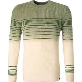 Marc O'Polo Herren Pullover grün Gestreift