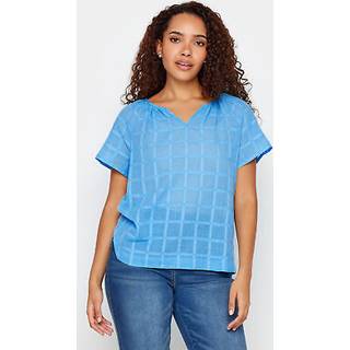 M & Co 100% bomuld Dobby -bluse med notch-halsEU 40 (UK 12)