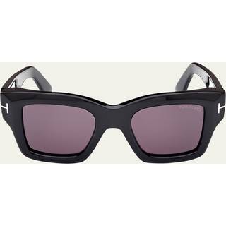 Tom Ford FT1154 ILIAS 01A 50 Solbriller Mænd Black - Shiny Black - 50mm