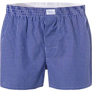 Novila Herren Boxershorts blau Reine Baumwolle Gemustert