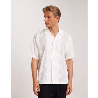 Woodbird - Wbbanks Flower Shirt - Skjorter til mænd - Off White - S