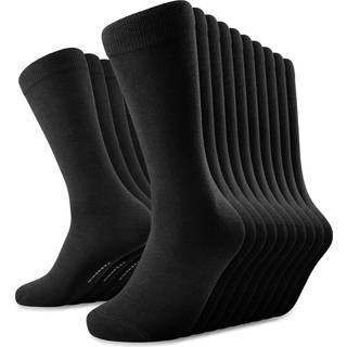 Sokker | 10-Pak Sorte Ensfarvede Sokker