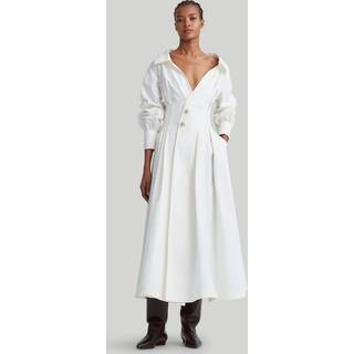 Altuzarra Isabela cotton-blend midi dress - white - XXS