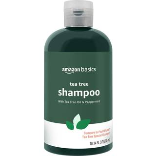 Amazon Basics Tea Tree Shampoo 10.14 fl oz pakke med 1