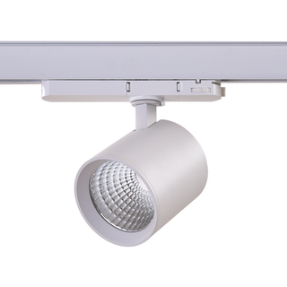 LEDlife hvid skinnespot 20W - 175lm/w, RA93, 3-faset - Kulør : Varm, Spredning : 38°
